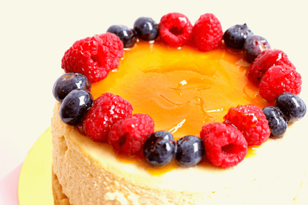 Cheesecake de mango-maracuya